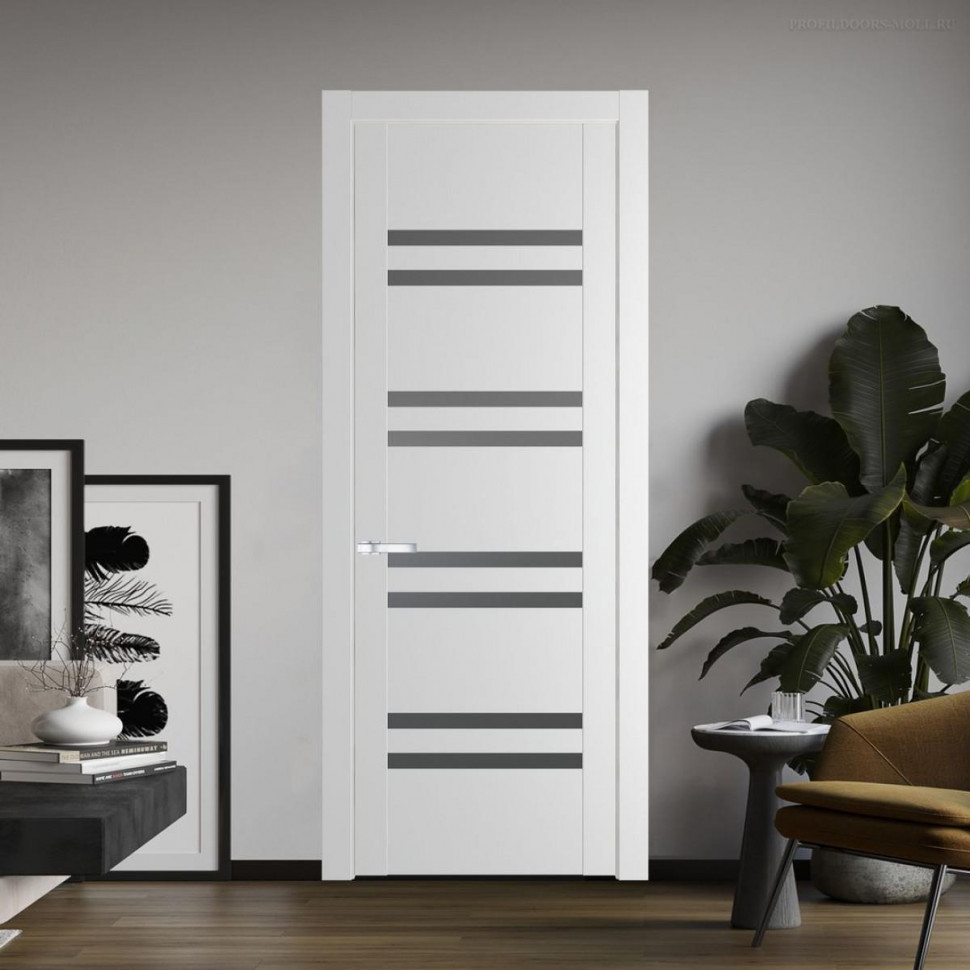 Межкомнатная дверь ProfilDoors 1.6P Крем Вайт Графит