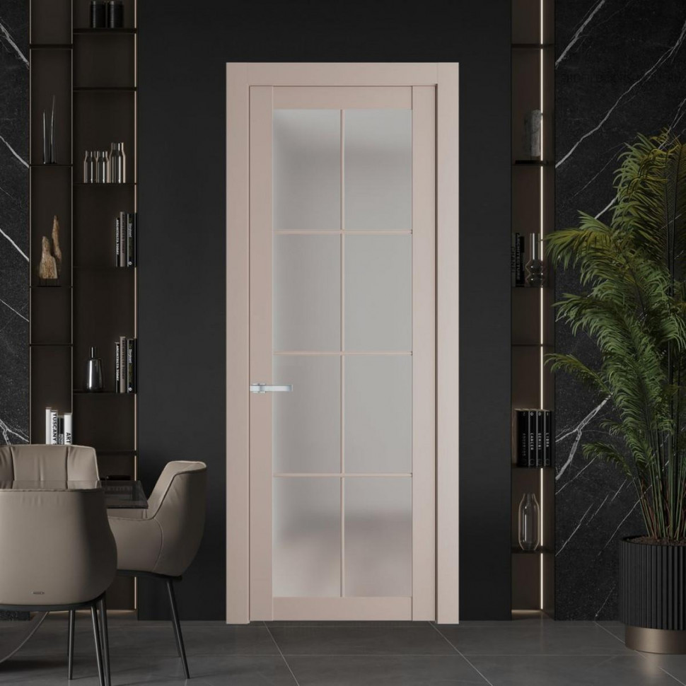 Межкомнатная дверь ProfilDoors 1.1.2 (р.8) PD цвет Сэнд вставка Матовое