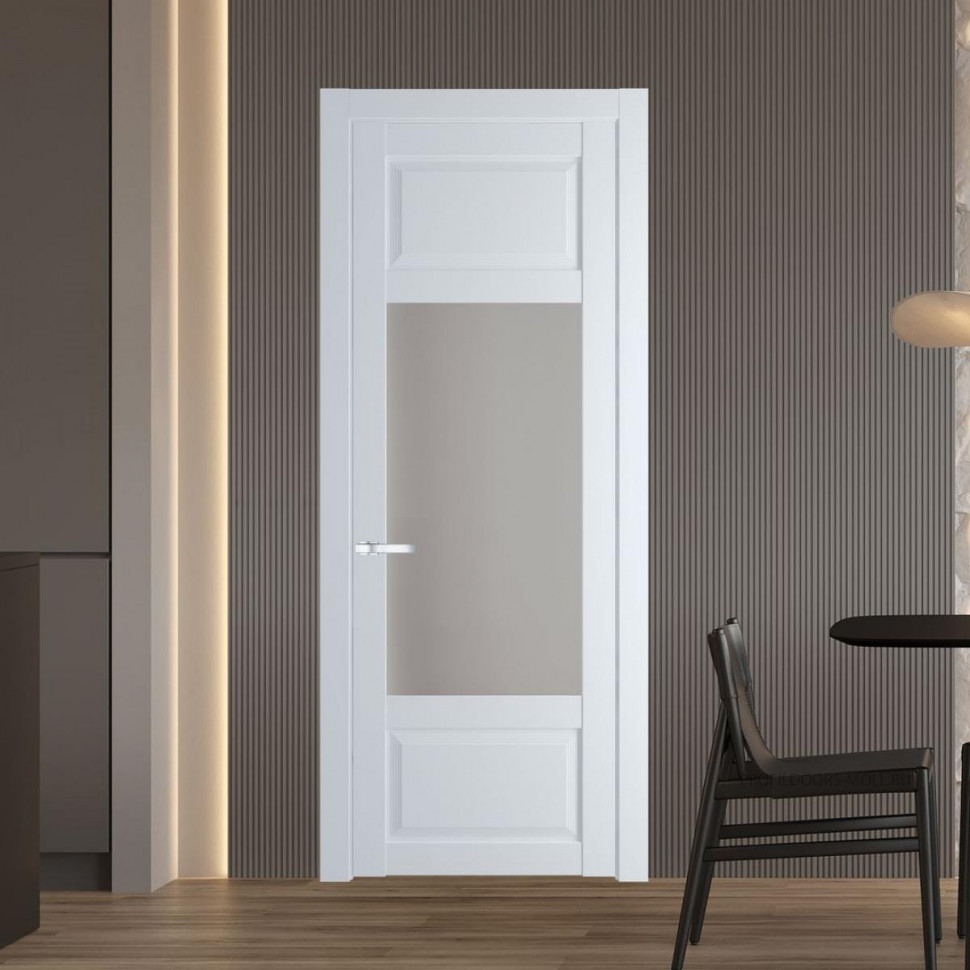 Межкомнатная дверь ProfilDoors 2.3.3 PD цвет Вайт вставка Матовое