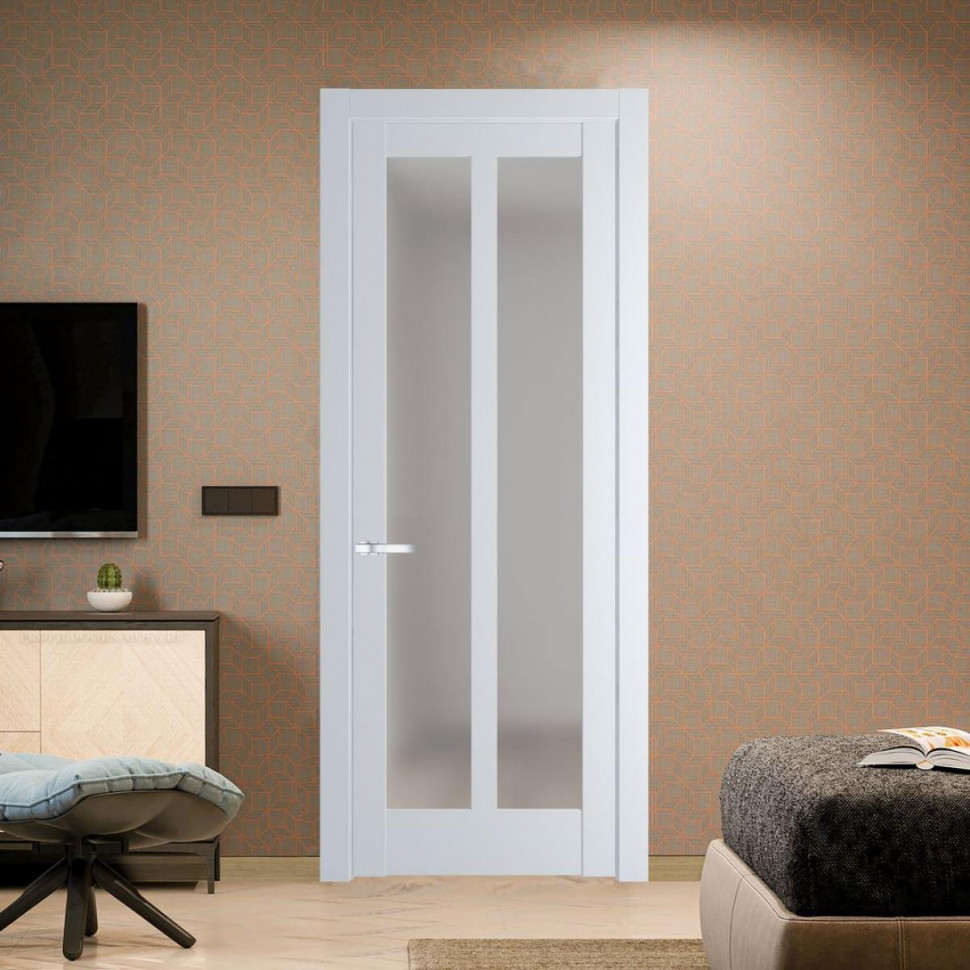 Межкомнатная дверь ProfilDoors 4.7.2 PD цвет Вайт вставка Матовое