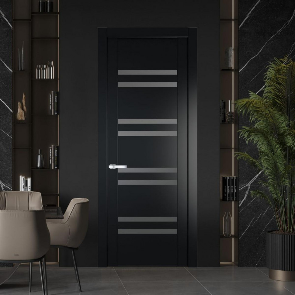 Межкомнатная дверь ProfilDoors 1.6P Блэк Графит