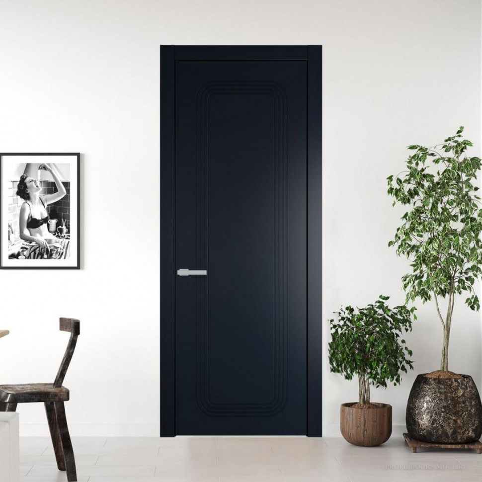 Межкомнатная дверь ProfilDoors 34 PW Нэви Блу Глухая