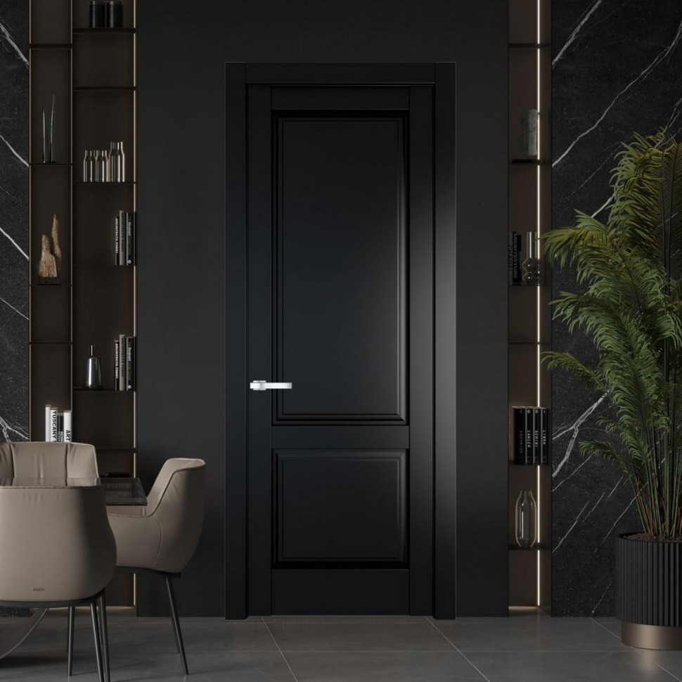 Межкомнатная дверь ProfilDoors 4.2.1 PD цвет Блэк вставка Глухая
