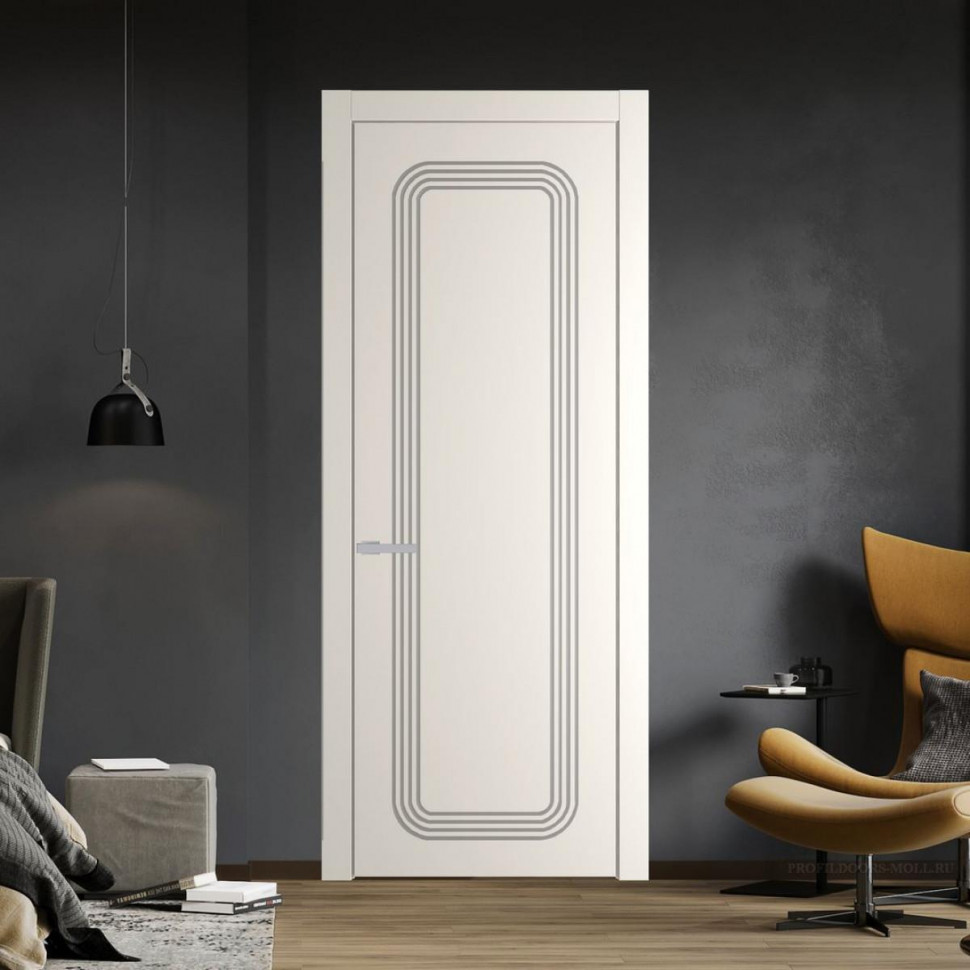 Межкомнатная дверь ProfilDoors 34 PW Перламутр белый Глухая