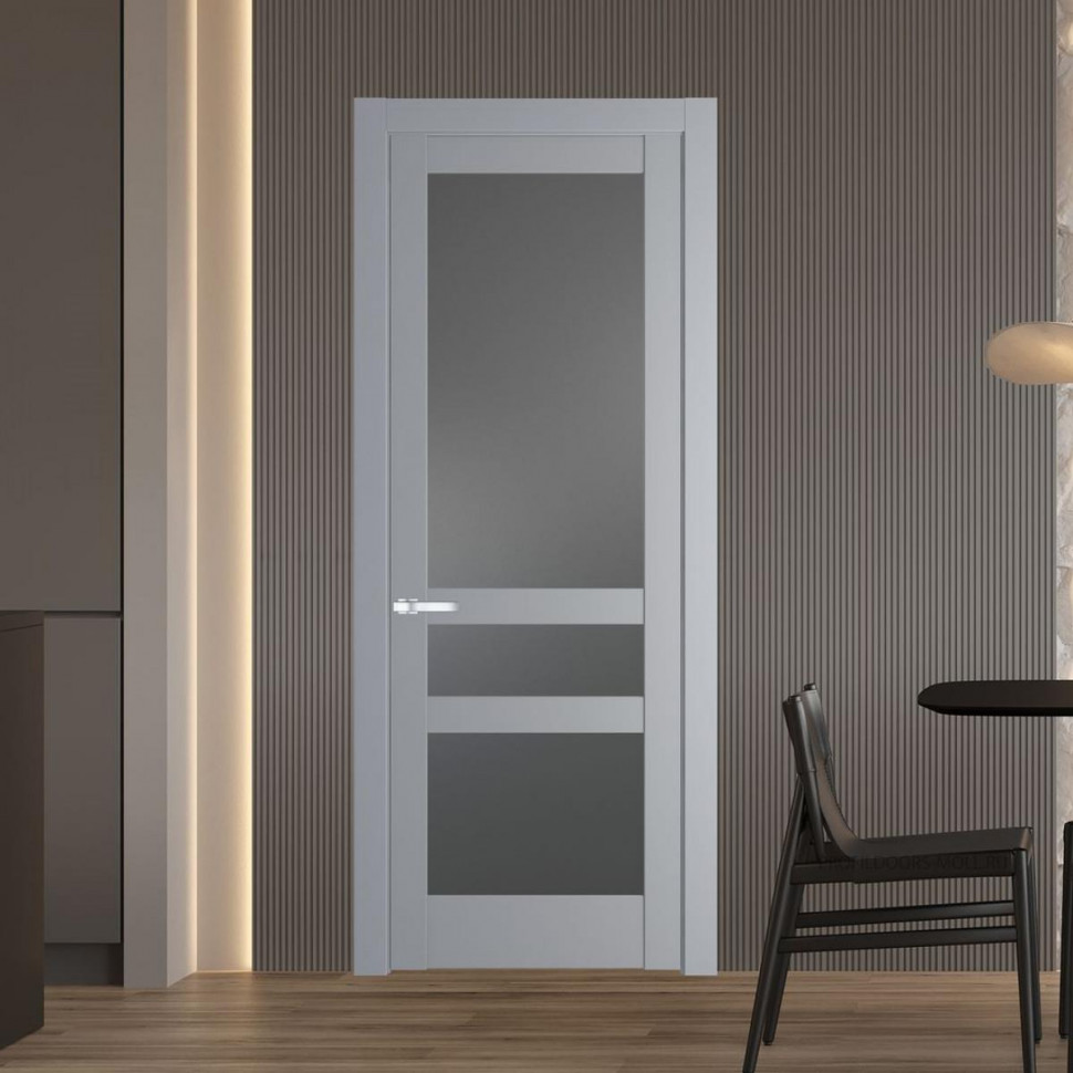 Межкомнатная дверь ProfilDoors 3.5.2 PD цвет Смоки вставка Графит