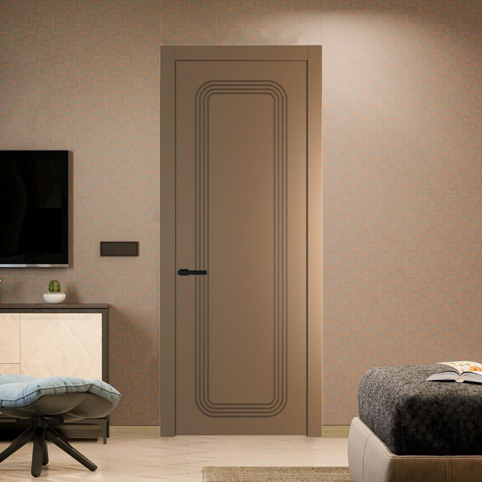 Межкомнатная дверь ProfilDoors 34 PW Перламутр золото Глухая
