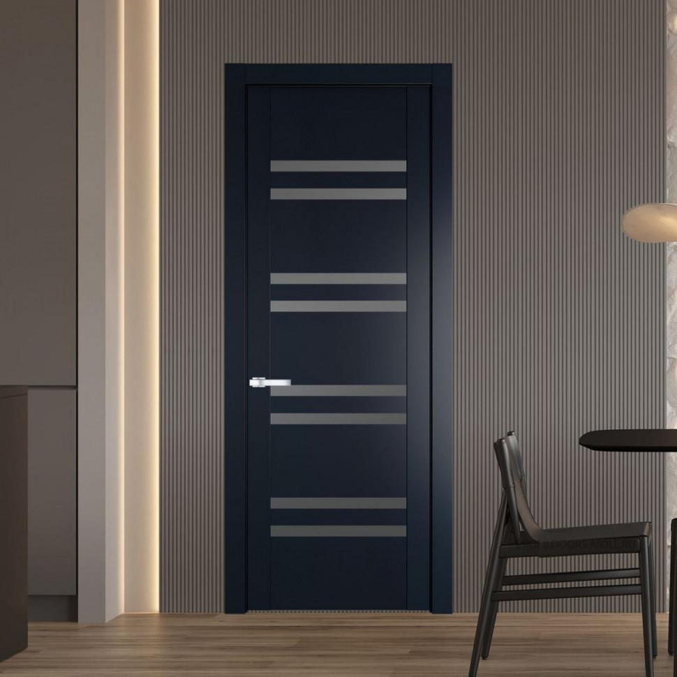 Межкомнатная дверь ProfilDoors 1.6P Нэви Блу Графит