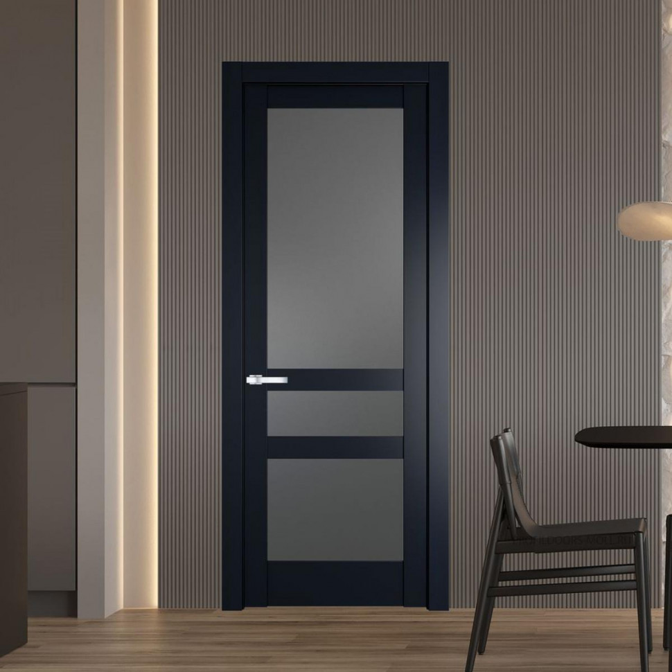 Межкомнатная дверь ProfilDoors 3.5.2 PD цвет Нэви Блу вставка Графит