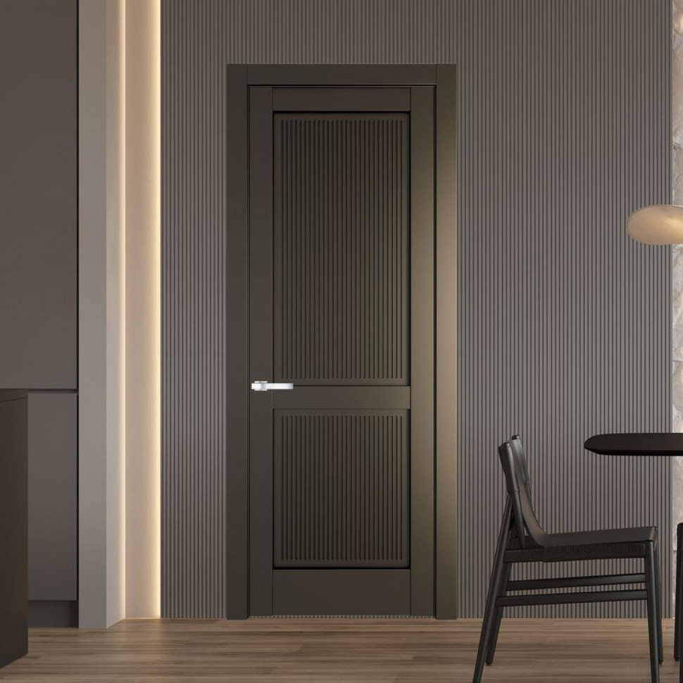 Межкомнатная дверь ProfilDoors 2.2.1 PM Перламутр бронза Глухая