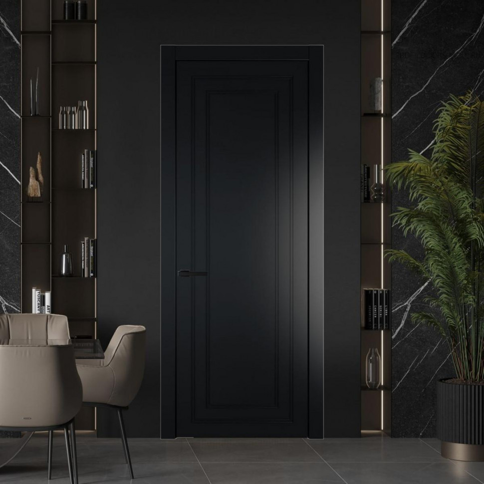 Межкомнатная дверь ProfilDoors 26 PW Блэк Глухая
