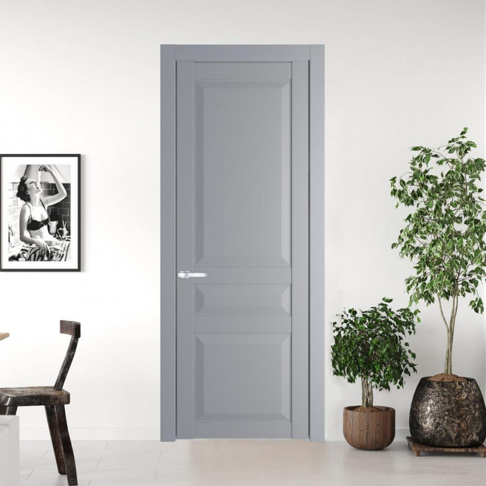 Межкомнатная дверь ProfilDoors 1.5.1 PD цвет Смоки вставка Глухая