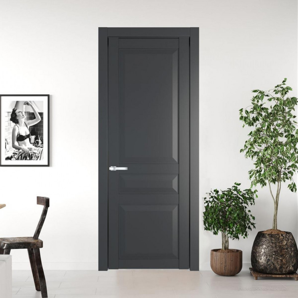 Межкомнатная дверь ProfilDoors 1.5.1 PD цвет Графит вставка Глухая