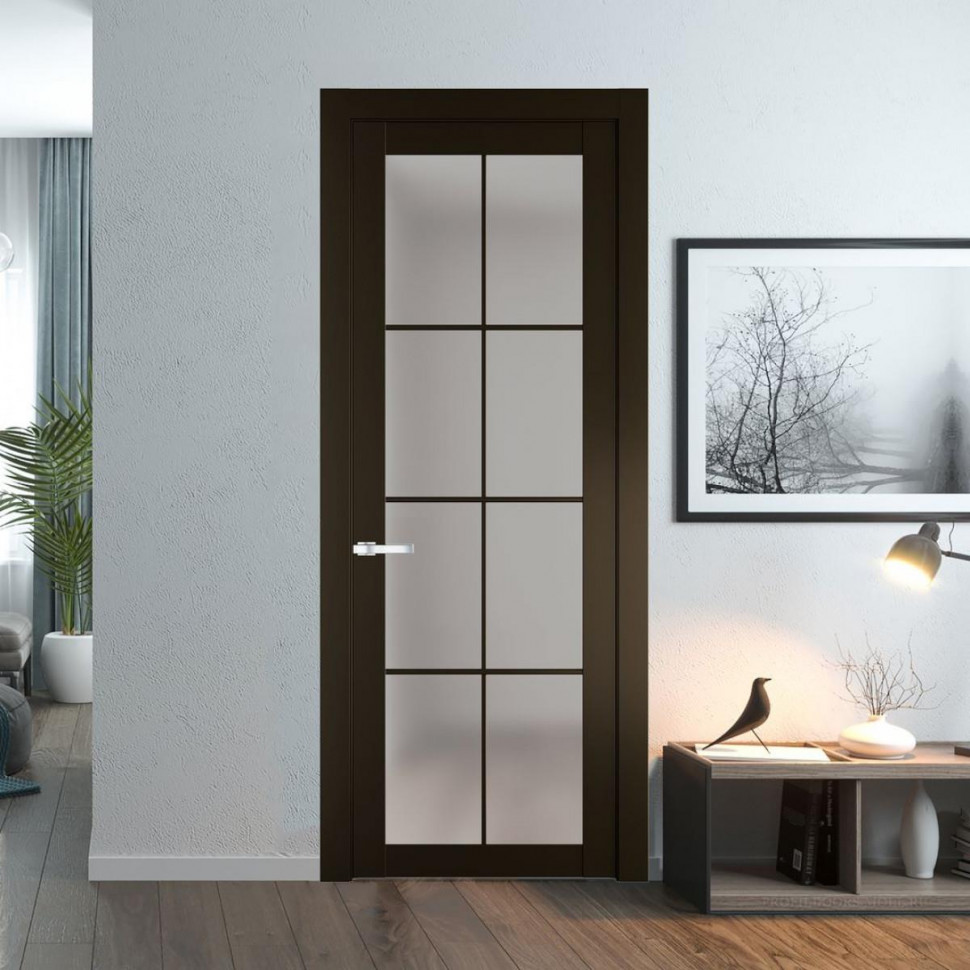 Межкомнатная дверь ProfilDoors 1.1.2 (р.8) PD цвет Перламутр бронза вставка Матовое