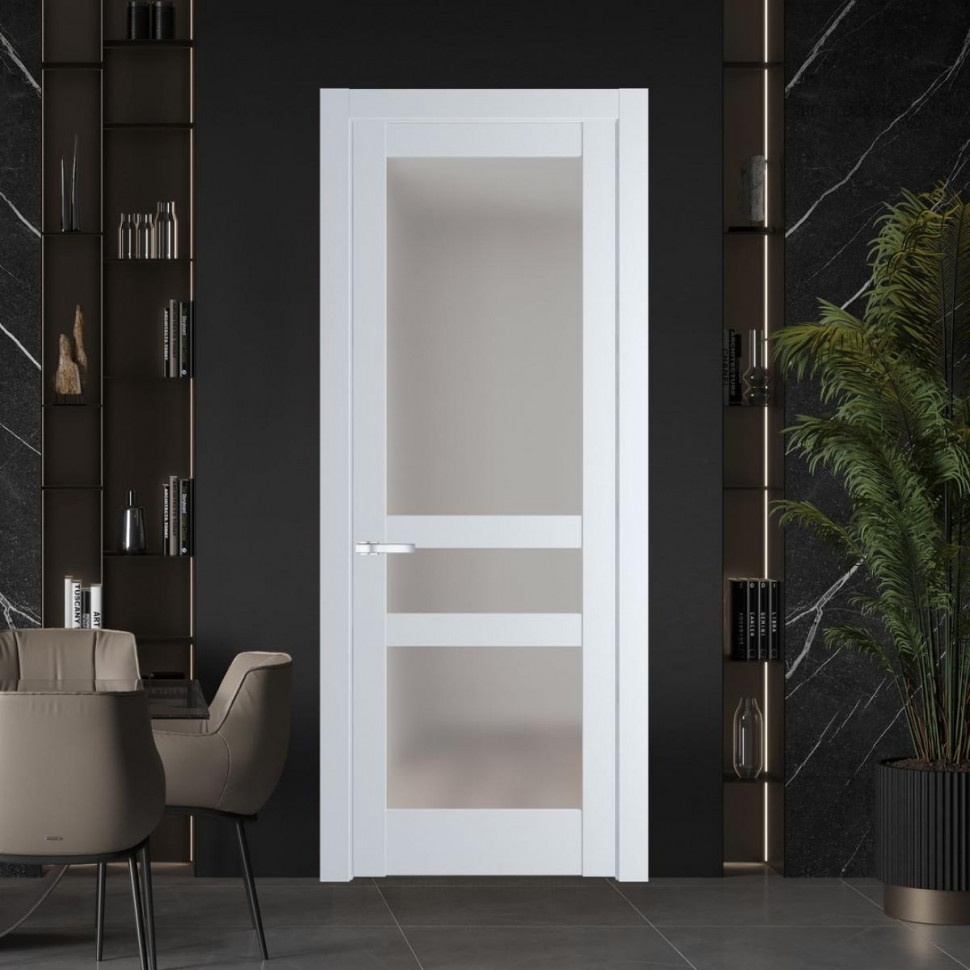 Межкомнатная дверь ProfilDoors 4.5.2 PD цвет Вайт вставка Матовое