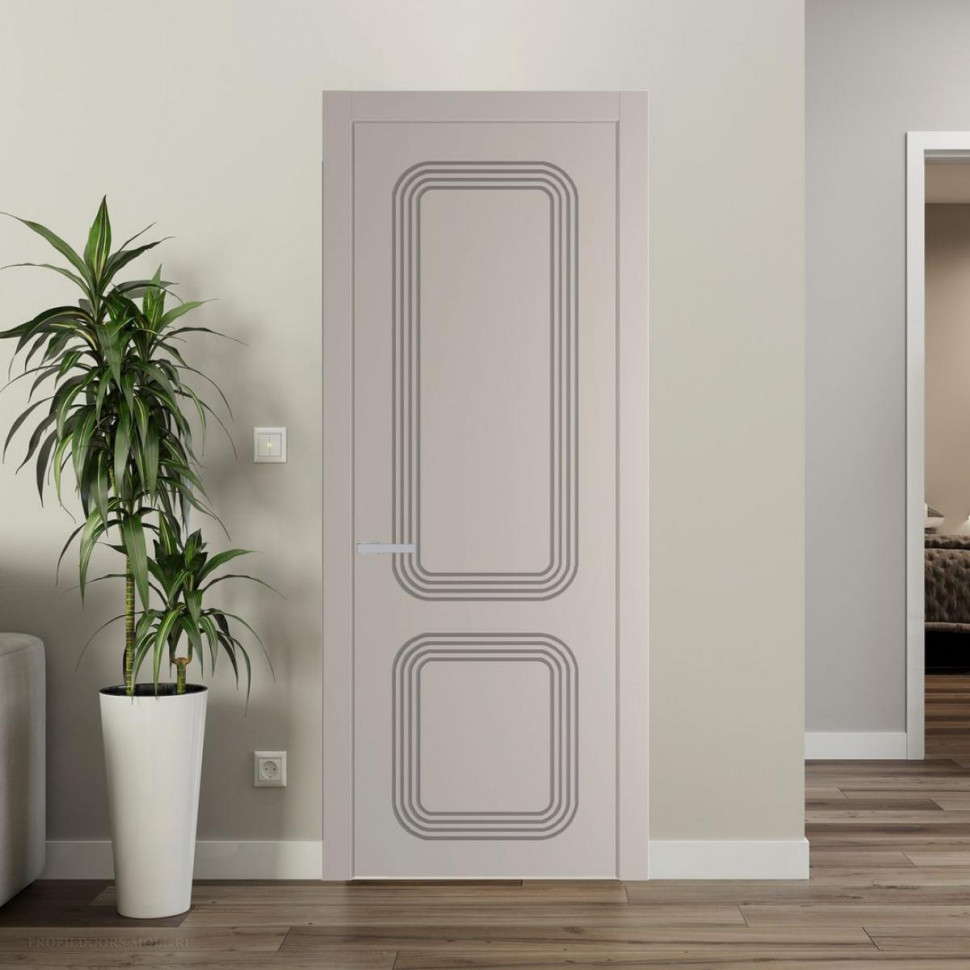 Межкомнатная дверь ProfilDoors 35 PW Сэнд Глухая