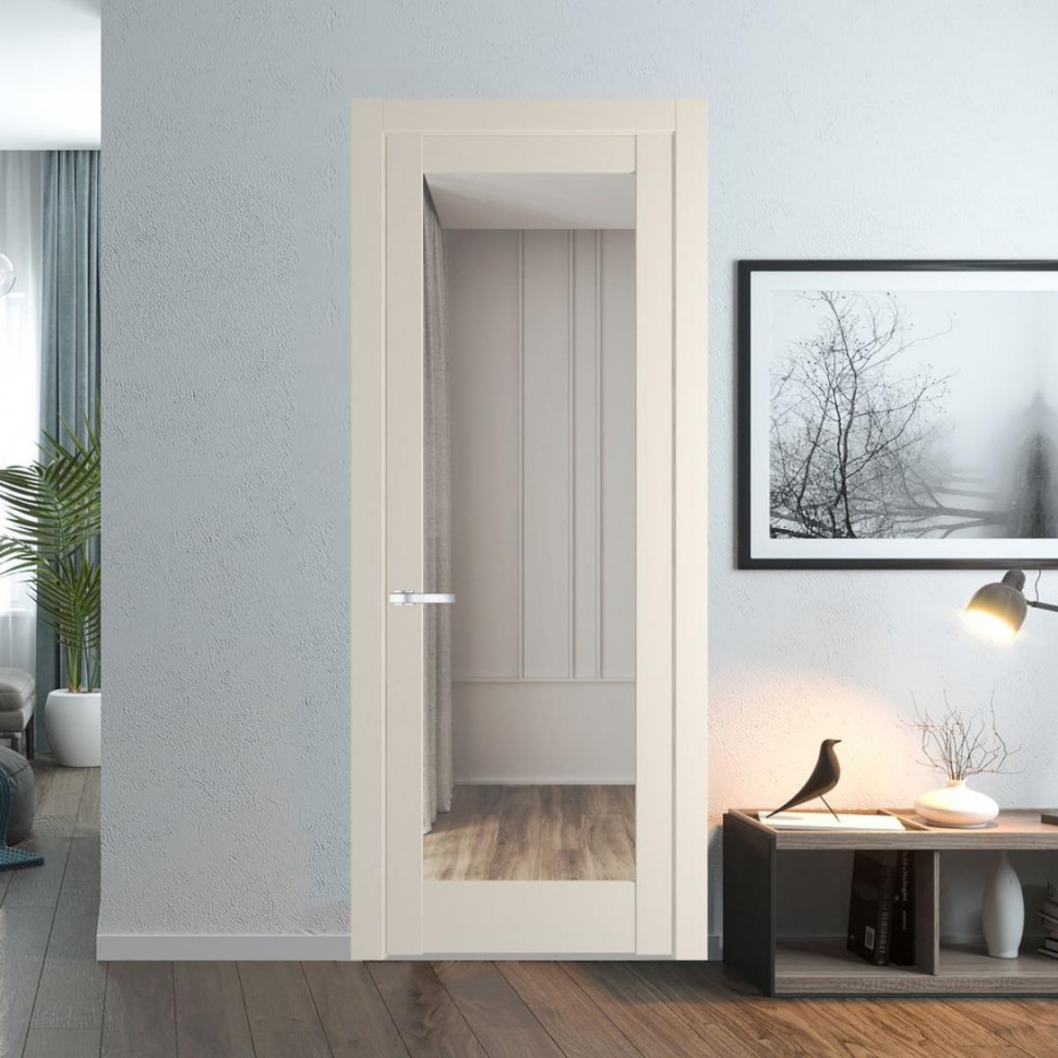 Межкомнатная дверь ProfilDoors 1.1.2PM Кремовая Магнолия Прозрачное