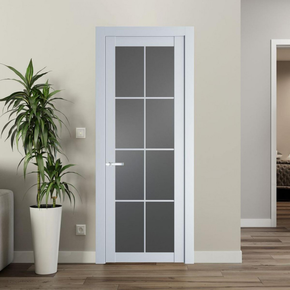 Межкомнатная дверь ProfilDoors 2.1.2 (р.8) PD цвет Вайт вставка Графит