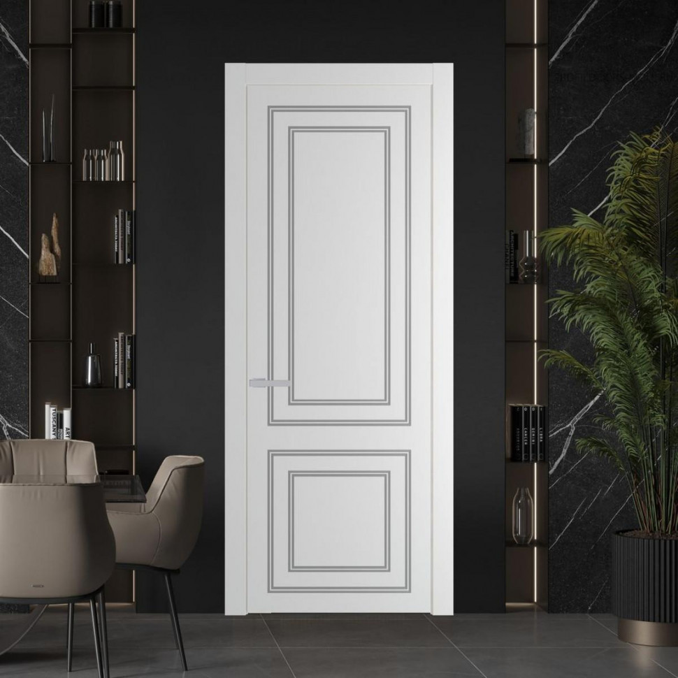 Межкомнатная дверь ProfilDoors 27 PW Крем Вайт Глухая