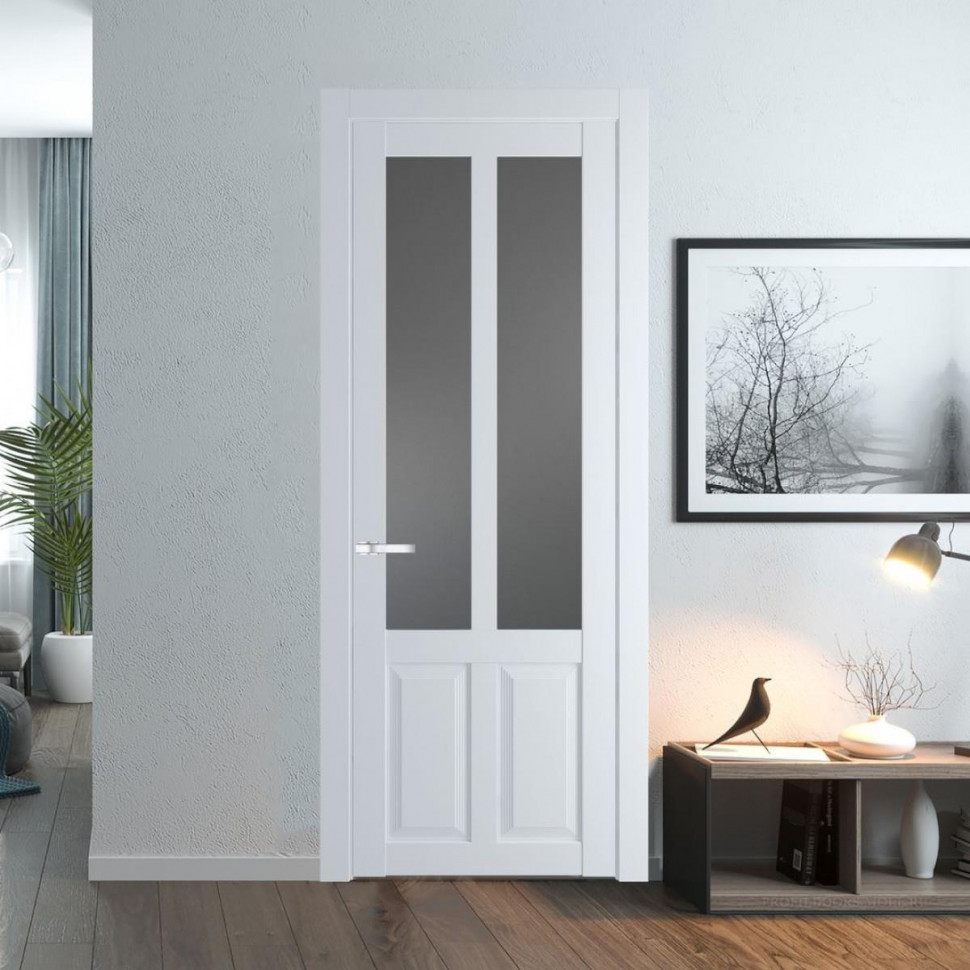 Межкомнатная дверь ProfilDoors 2.8.2 PD цвет Вайт вставка Графит
