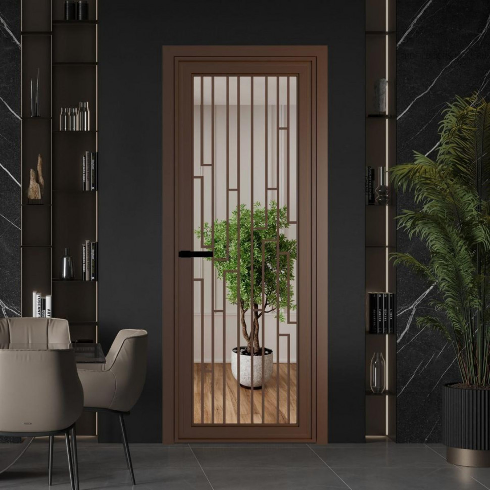 Межкомнатная дверь ProfilDoors 1 AGP Зеркало профиль Деорэ Рисунок 5