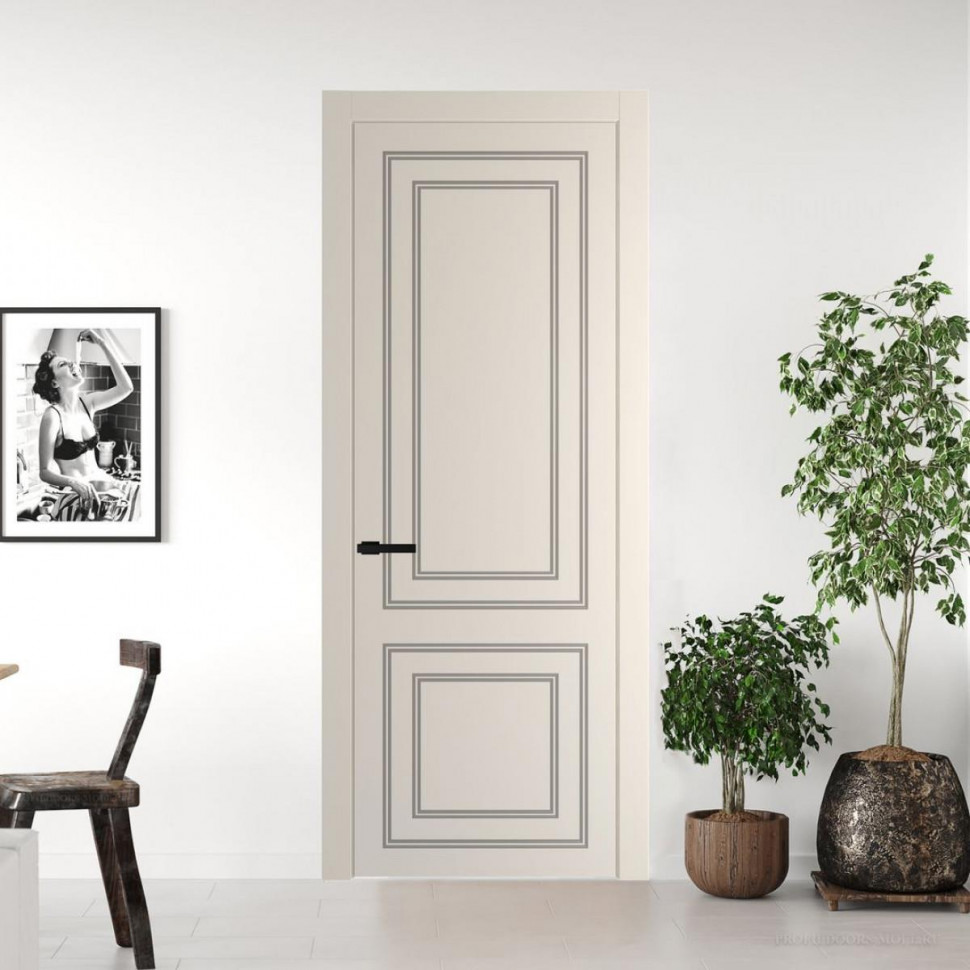 Межкомнатная дверь ProfilDoors 27 PW Кремовая Магнолия Глухая