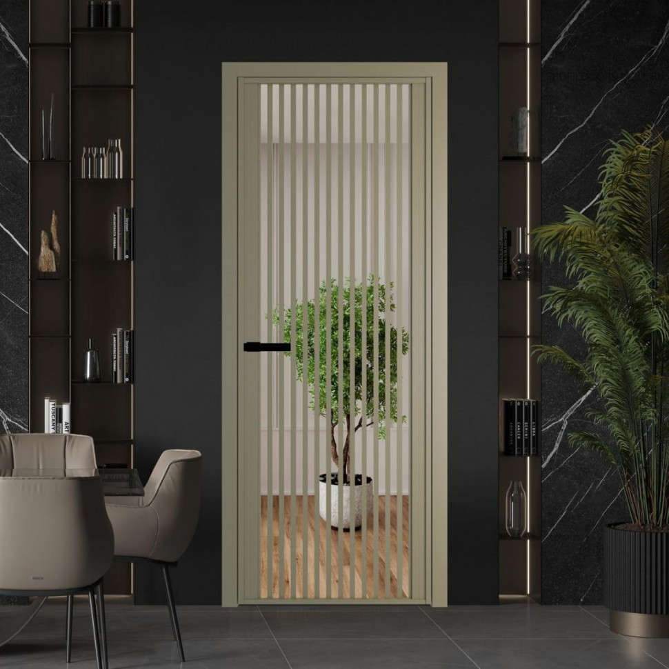 Межкомнатная дверь ProfilDoors 3 AGP Зеркало профиль Шампань