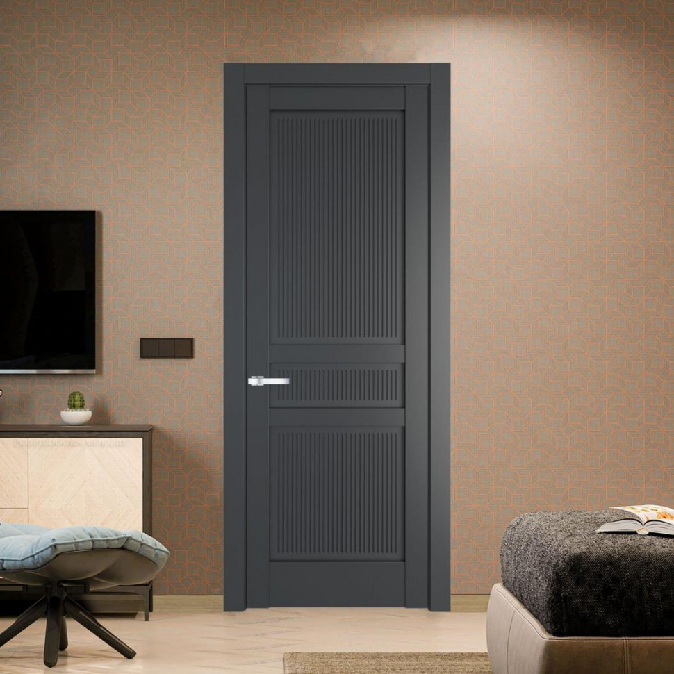 Межкомнатная дверь ProfilDoors 2.3.1 PM Графит Глухая